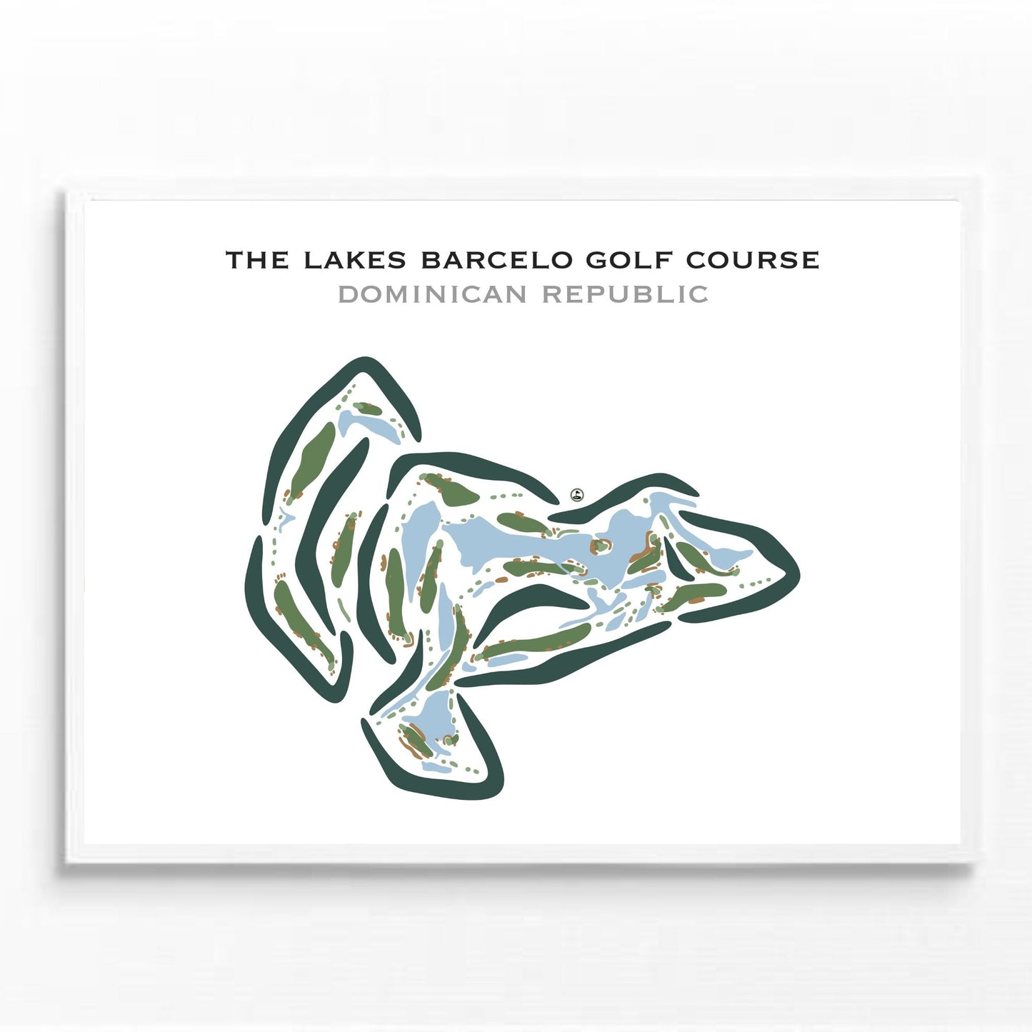 The Lakes Barcelo Golf Course, Dominican Republic - Printed Golf Courses