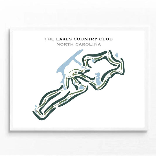 The Lakes Country Club, North Carolina - Printed Golf Courses