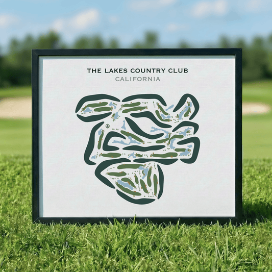 The Lakes Country Club, California - Printed Golf Courses