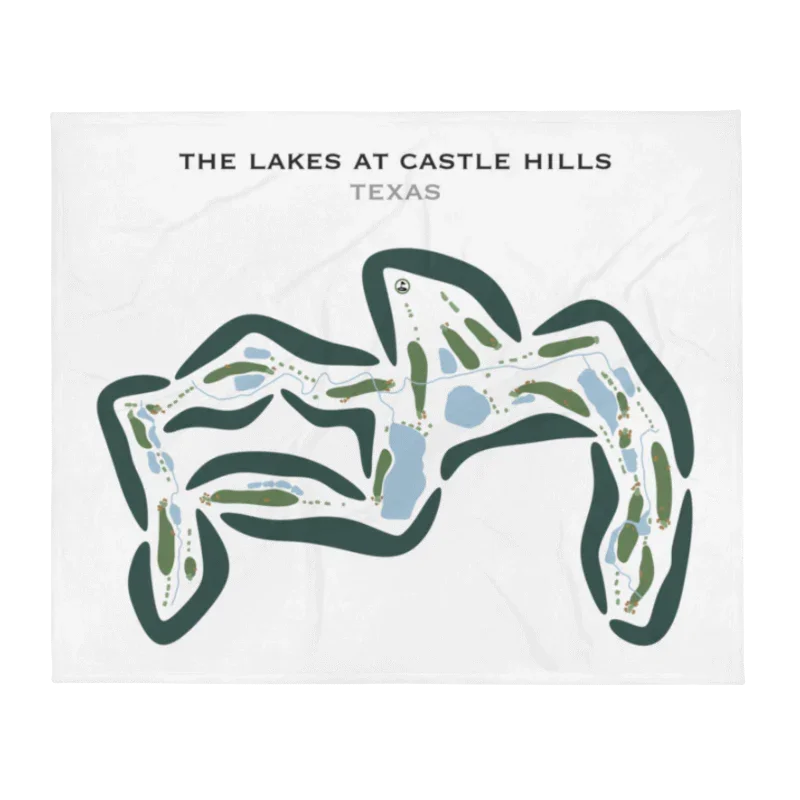 The Lakes at Castle Hills, Texas - Printed Golf Courses