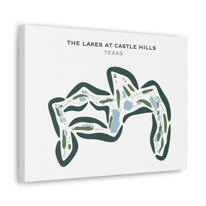 The Lakes at Castle Hills, Texas - Printed Golf Courses