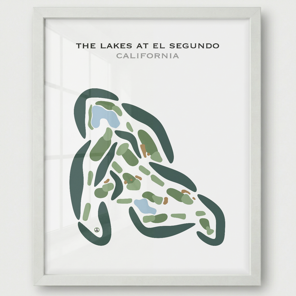 The Lakes at El Segundo, California - Printed Golf Courses