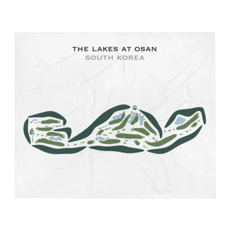 The Lakes at Osan, South Korea - Printed Golf Courses
