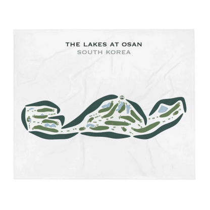 The Lakes at Osan, South Korea - Printed Golf Courses