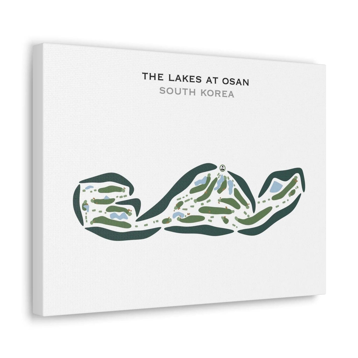 The Lakes at Osan, South Korea - Printed Golf Courses