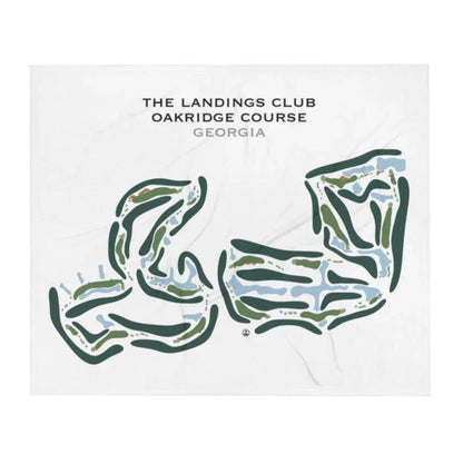 The Landings Club, Oakridge Course, Georgia - Printed Golf Course