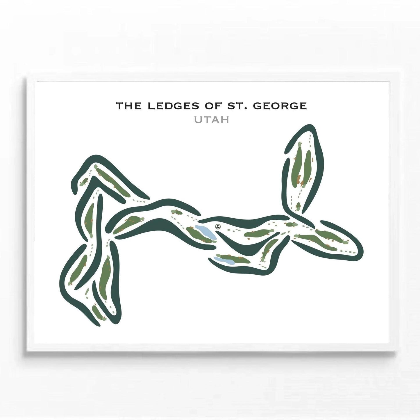 The Ledges of St George, Utah - Printed Golf Courses