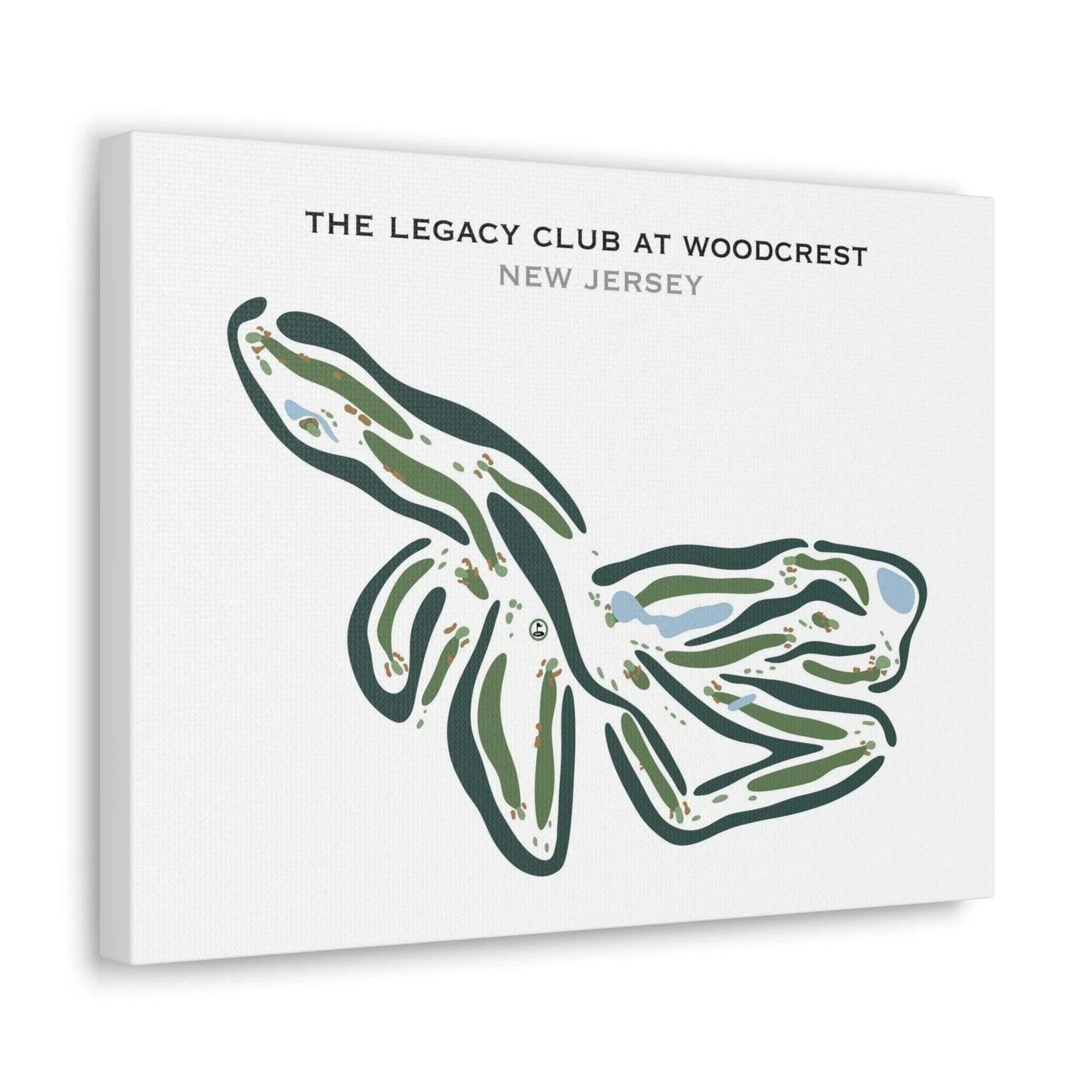 The Legacy Club At Woodcrest, New Jersey - Printed Golf Courses