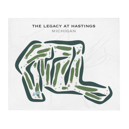 The Legacy at Hastings, Michigan - Printed Golf Courses