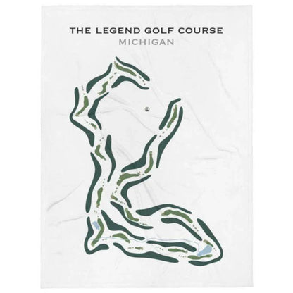 The Legend Golf Course, Michigan - Printed Golf Course