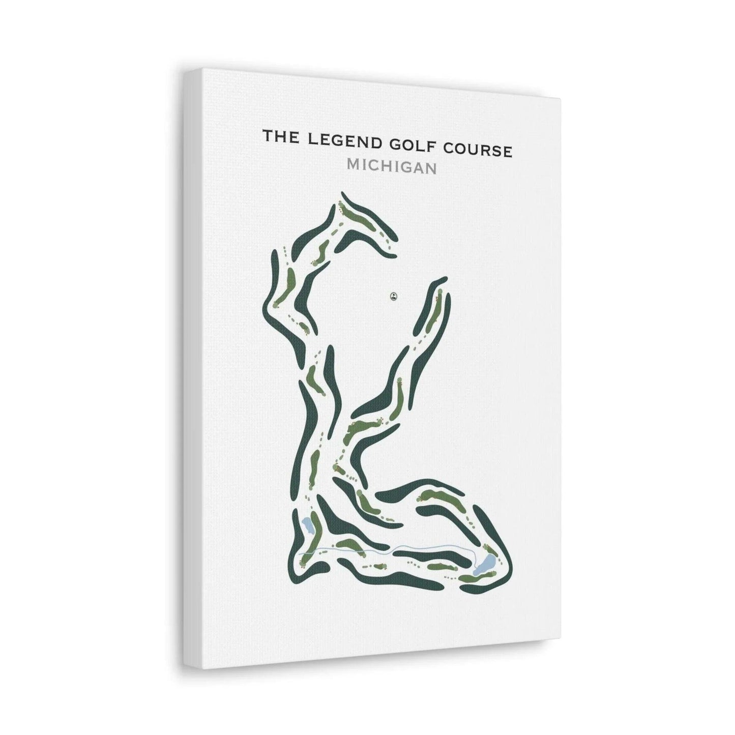 The Legend Golf Course, Michigan - Printed Golf Course