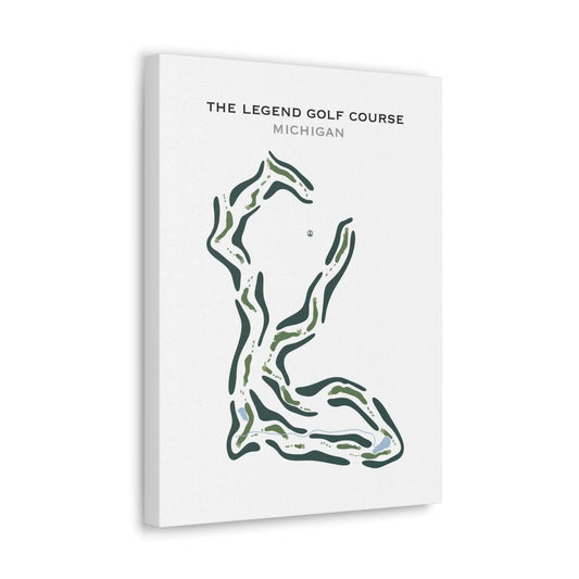 The Legend Golf Course, Michigan - Printed Golf Course