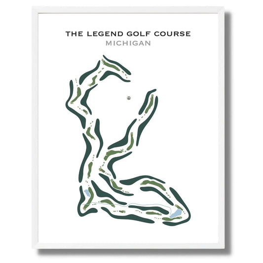 The Legend Golf Course, Michigan - Printed Golf Course