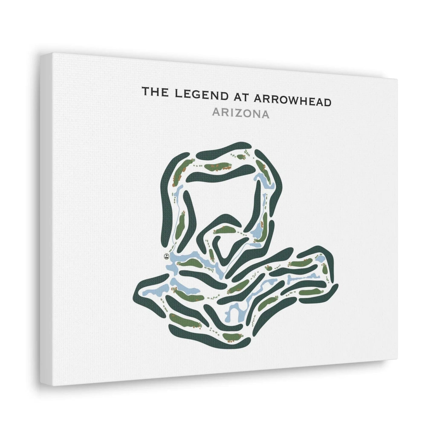 The Legend at Arrowhead, Arizona - Printed Golf Courses