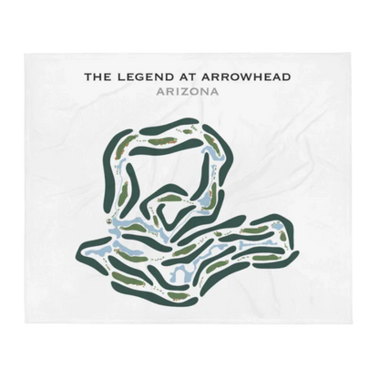 The Legend at Arrowhead, Arizona - Printed Golf Courses