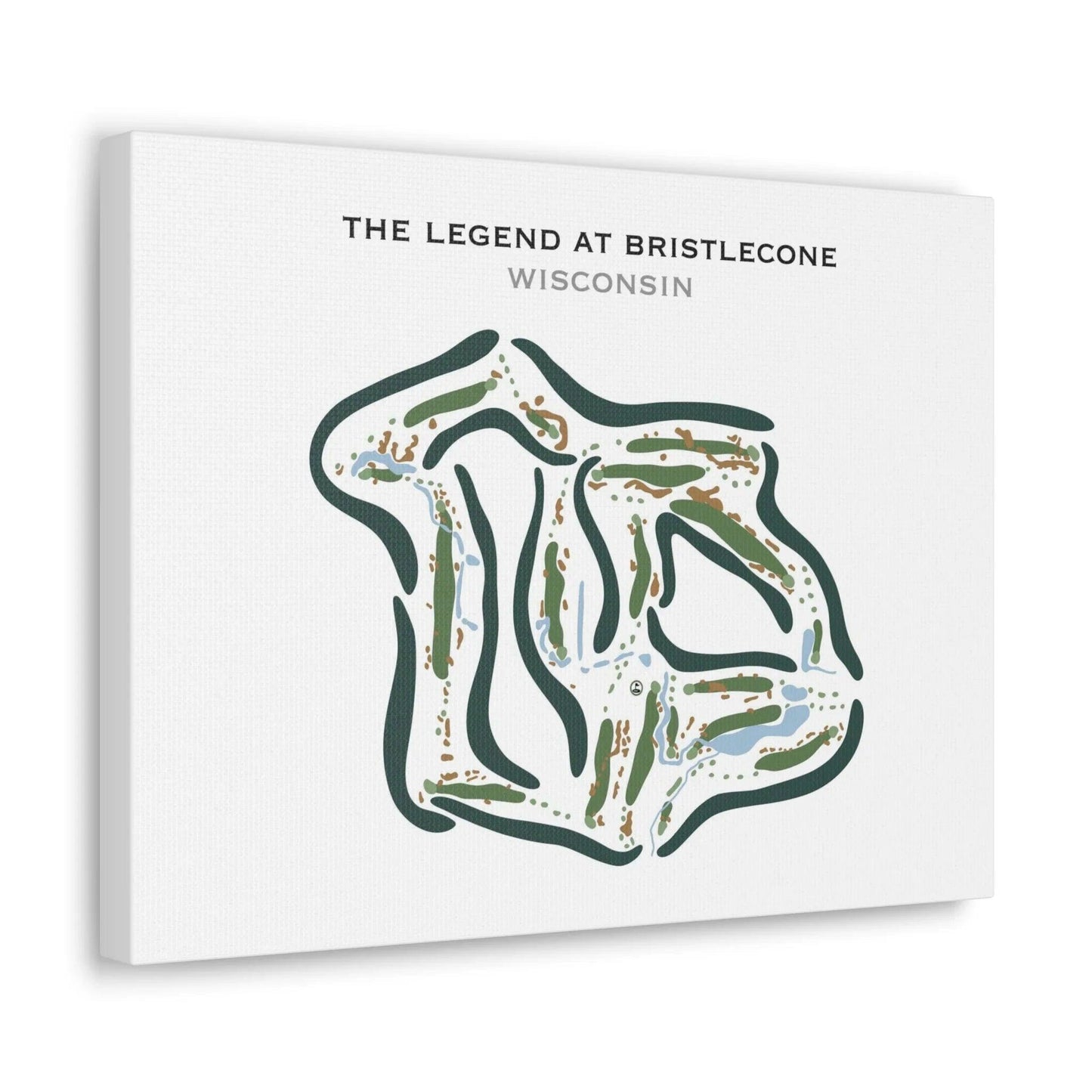 The Legend at Bristlecone, Wisconsin - Printed Golf Courses