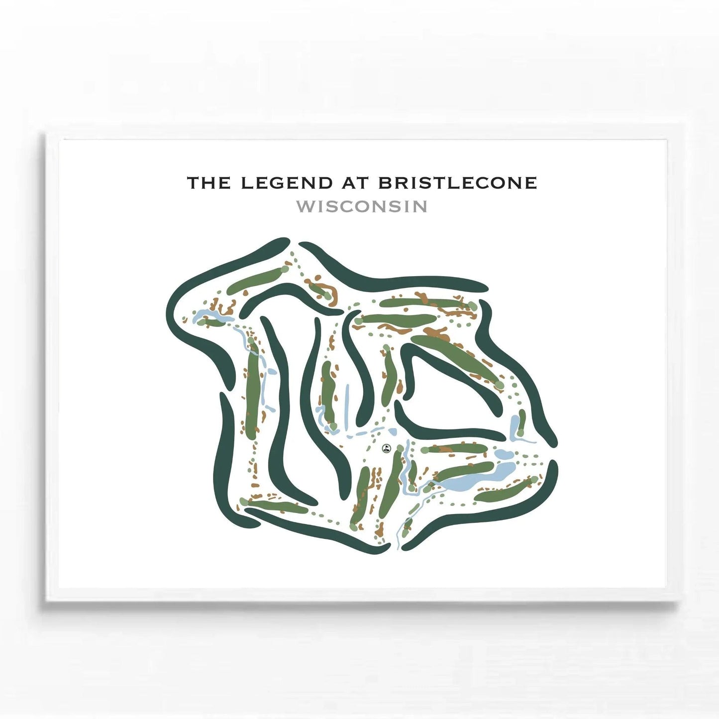 The Legend at Bristlecone, Wisconsin - Printed Golf Courses