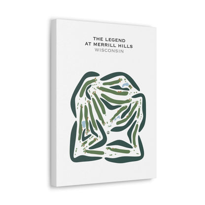The Legend at Merrill Hills, Wisconsin - Printed Golf Courses