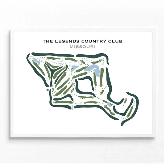 The Legends Country Club, Missouri - Printed Golf Courses