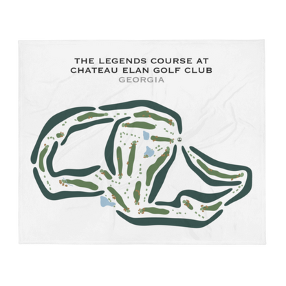 The Legends Course at Chateau Elan Golf Club, Georgia - Printed Golf Courses