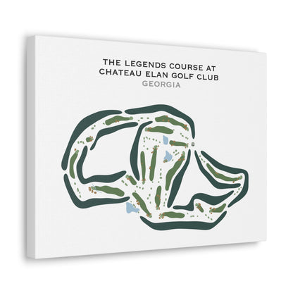 The Legends Course at Chateau Elan Golf Club, Georgia - Printed Golf Courses