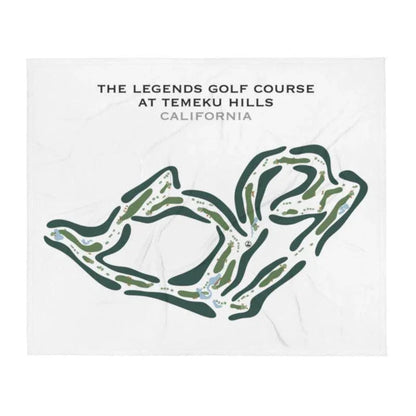 The Legends Golf Club at Temeku Hills, California - Printed Golf Course