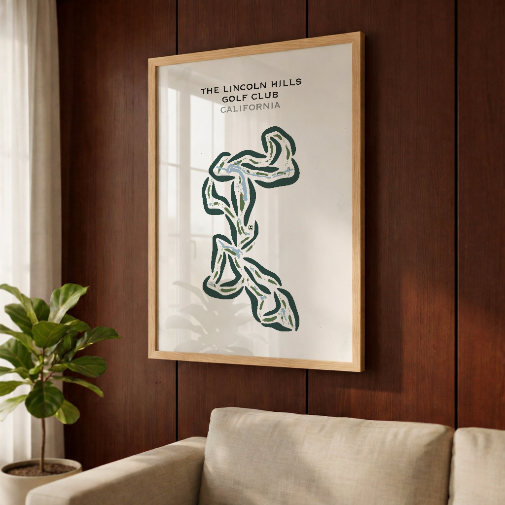 The Lincoln Hills Golf Club, California - Printed Golf Courses