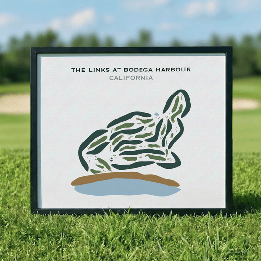 The Links at Bodega Harbour, California - Printed Golf Courses