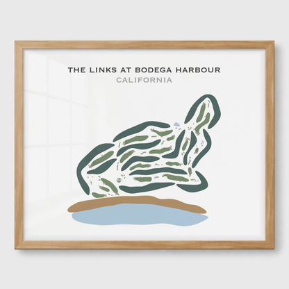 The Links at Bodega Harbour, California - Printed Golf Courses