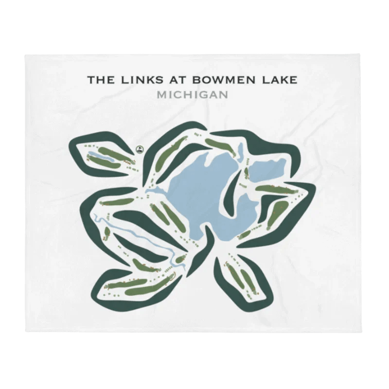 The Links At Bowmen Lake, Michigan - Printed Golf Courses