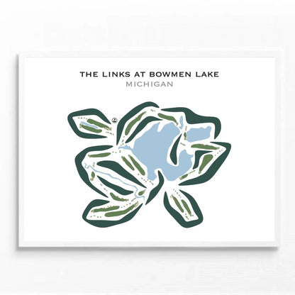 The Links At Bowmen Lake, Michigan - Printed Golf Courses