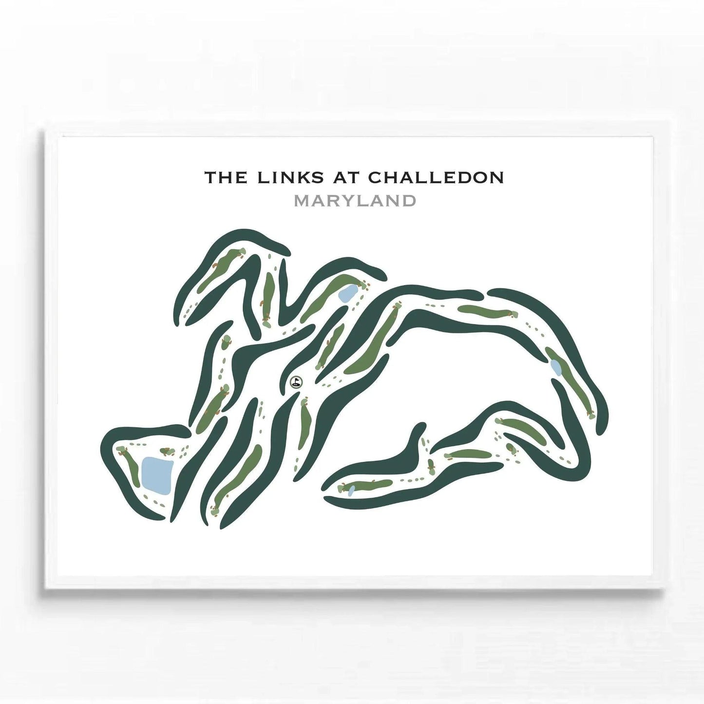 The Links at Challedon, Maryland - Printed Golf Courses