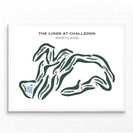 The Links at Challedon, Maryland - Printed Golf Courses