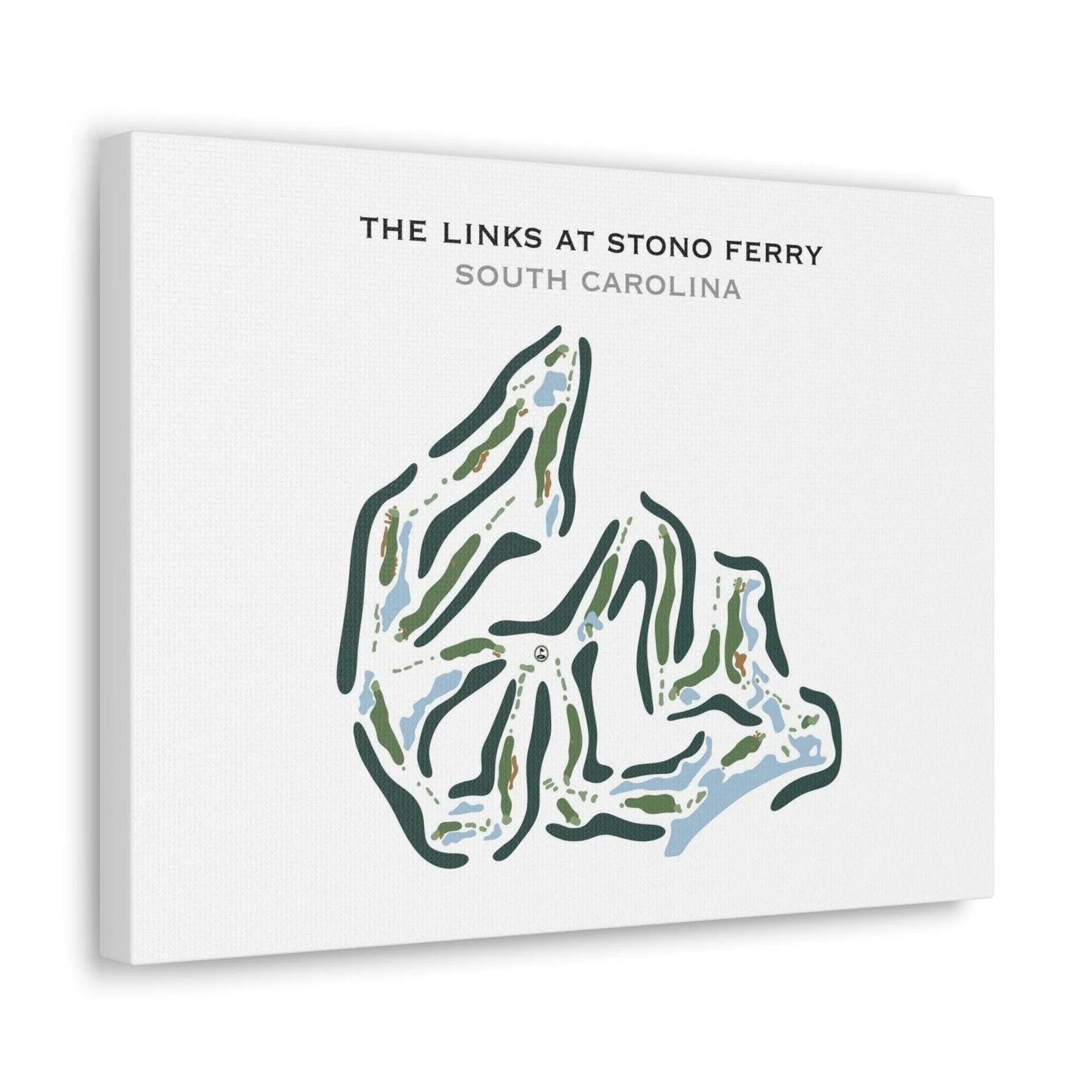 Links At Stono Ferry, South Carolina - Printed Golf Course