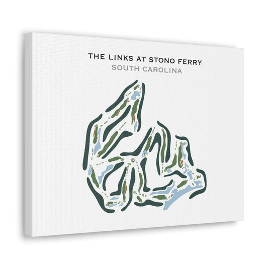 Links At Stono Ferry, South Carolina - Printed Golf Course