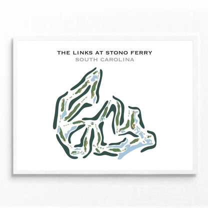 Links At Stono Ferry, South Carolina - Printed Golf Course
