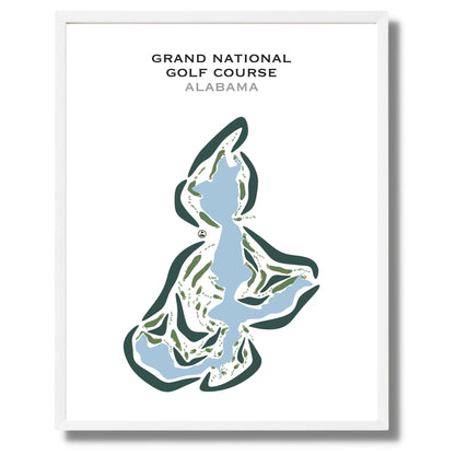 The Links and Short Course at Grand National Golf Course, Alabama - Printed Golf Courses