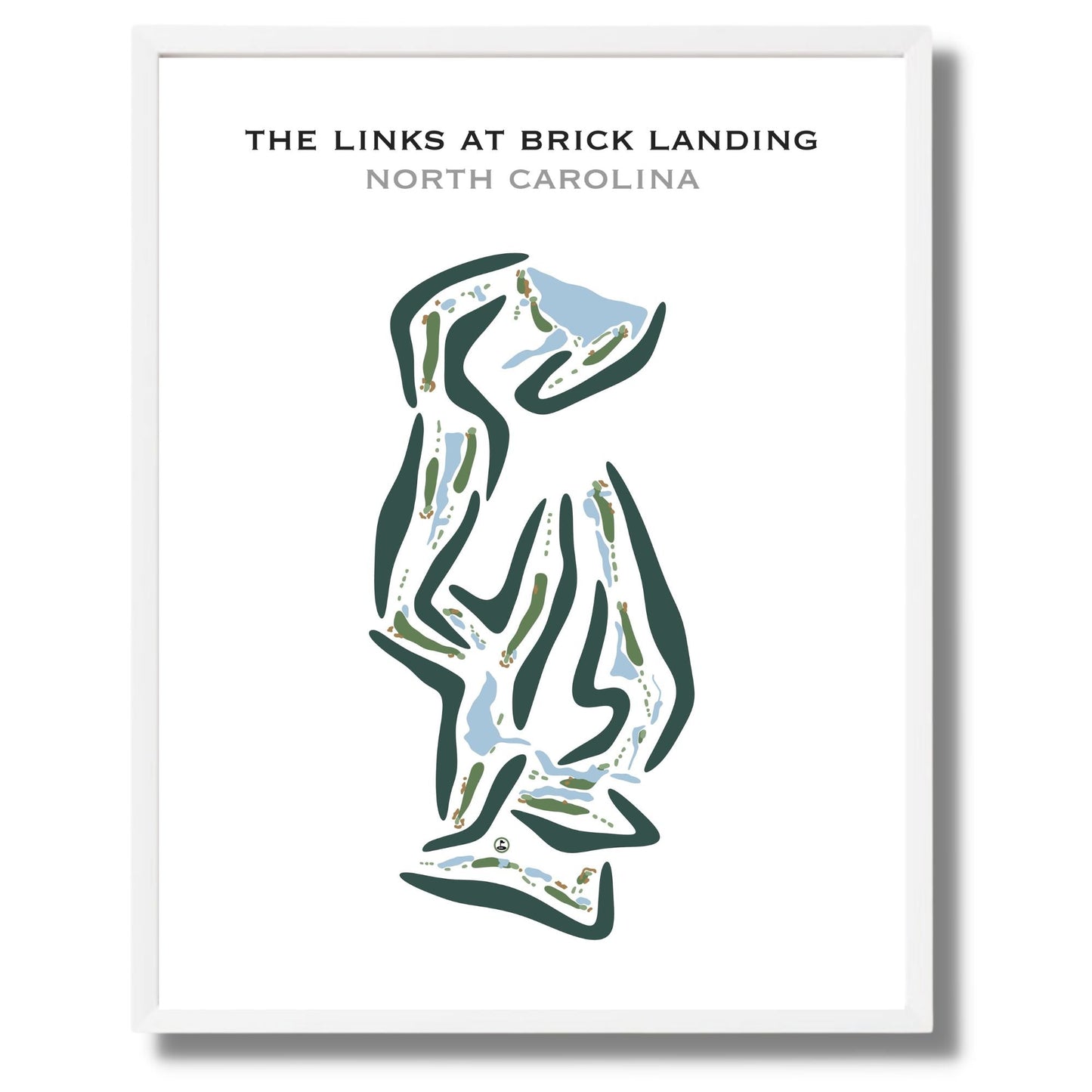 The Links at Brick Landing, North Carolina - Printed Golf Courses