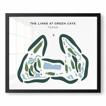 The Links at Green Caye, Texas - Printed Golf Courses