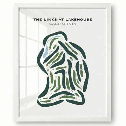 The Links at Lakehouse, California - Printed Golf Courses