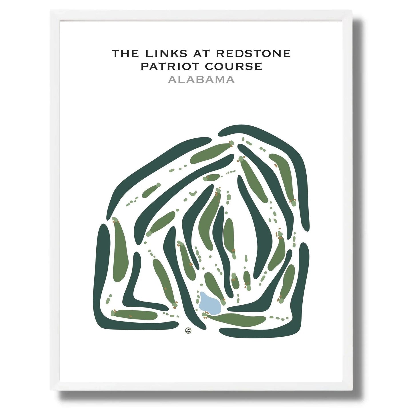 The Links at Redstone Patriot Course, Alabama - Printed Golf Courses