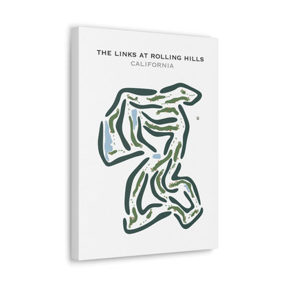 The Links at Rolling Hills, California - Printed Golf Courses