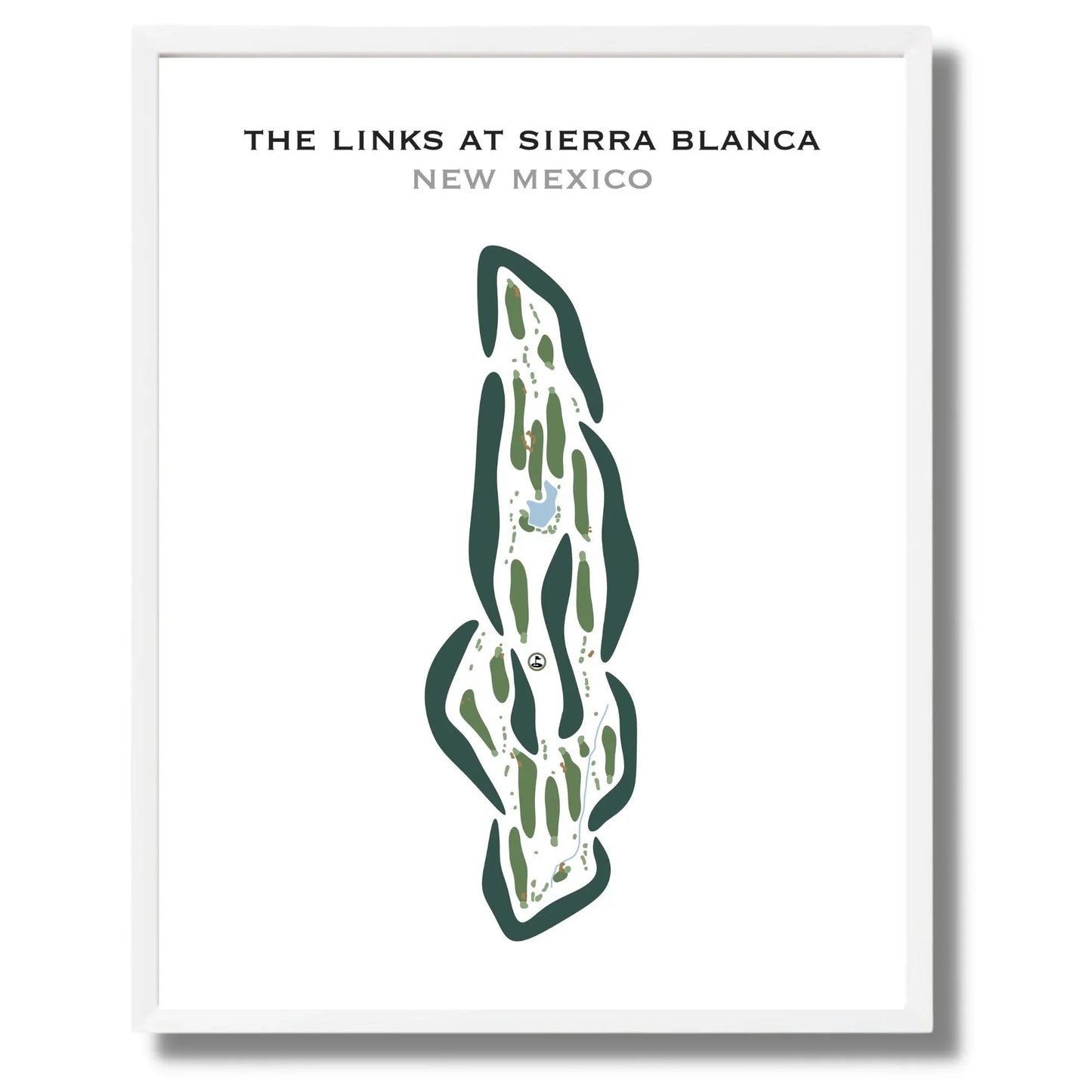 The Links at Sierra Blanca, New Mexico - Printed Golf Courses