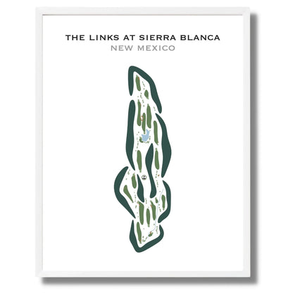 The Links at Sierra Blanca, New Mexico - Printed Golf Courses