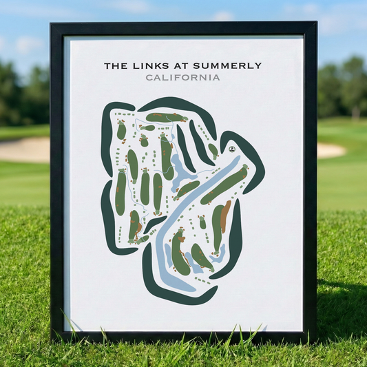 The Links at Summerly, California - Printed Golf Courses