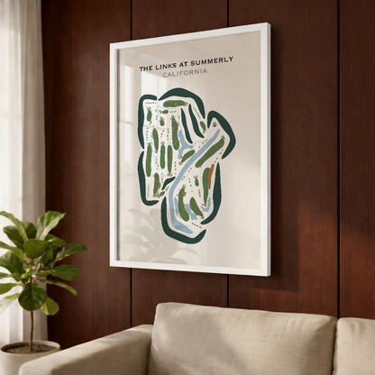The Links at Summerly, California - Printed Golf Courses