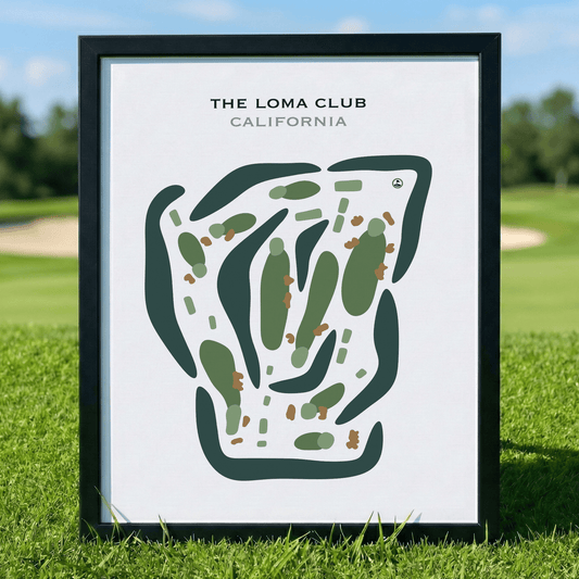 The Loma Club, California - Printed Golf Courses