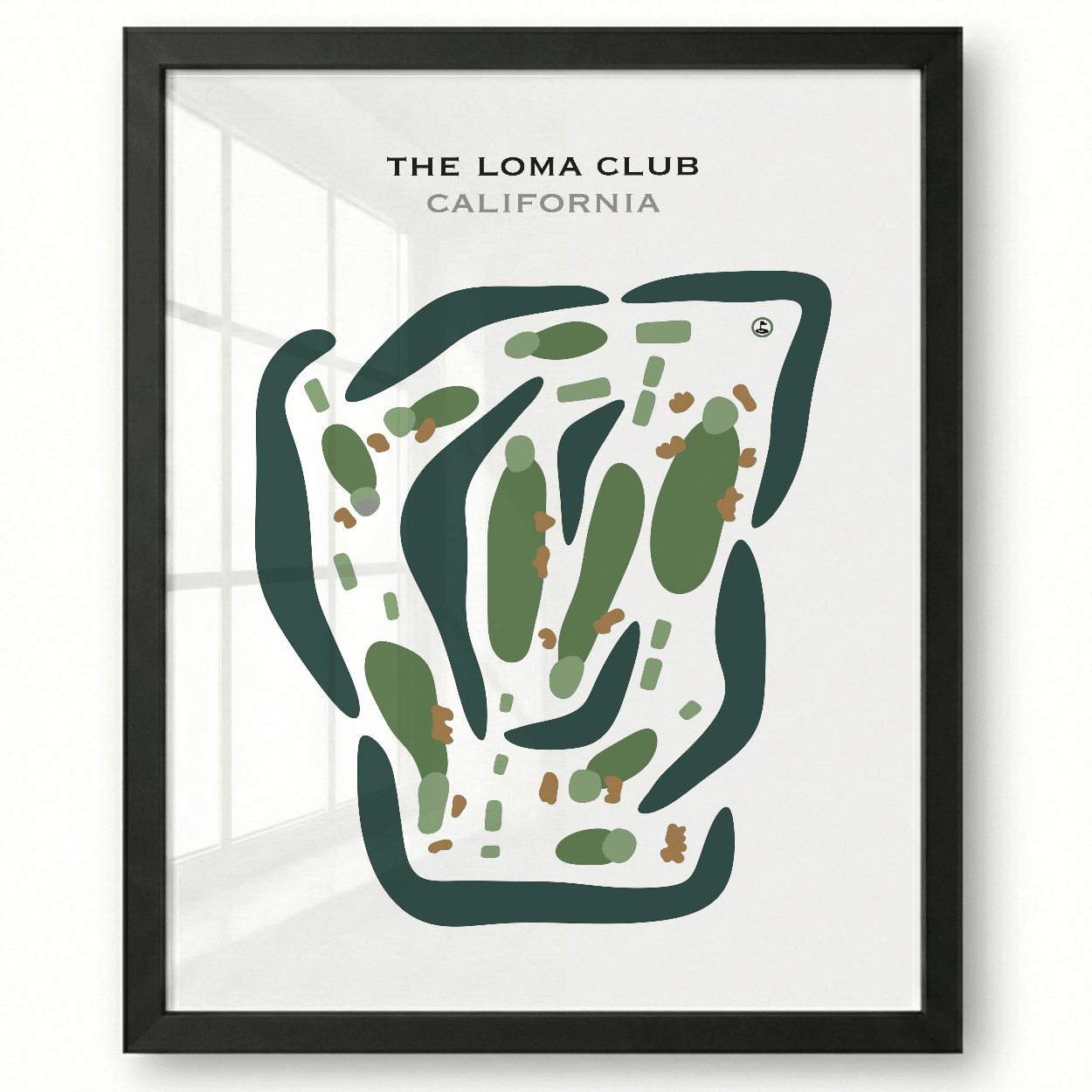 The Loma Club, California - Printed Golf Courses