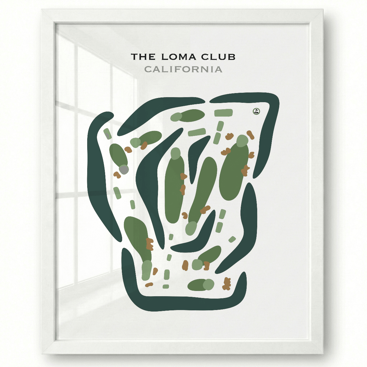 The Loma Club, California - Printed Golf Courses