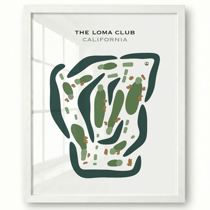 The Loma Club, California - Printed Golf Courses